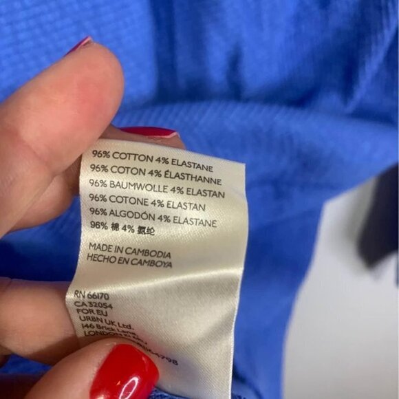 FREE people “we the free” marine blue tunic. Size XS. New! - Picture 8 of 8